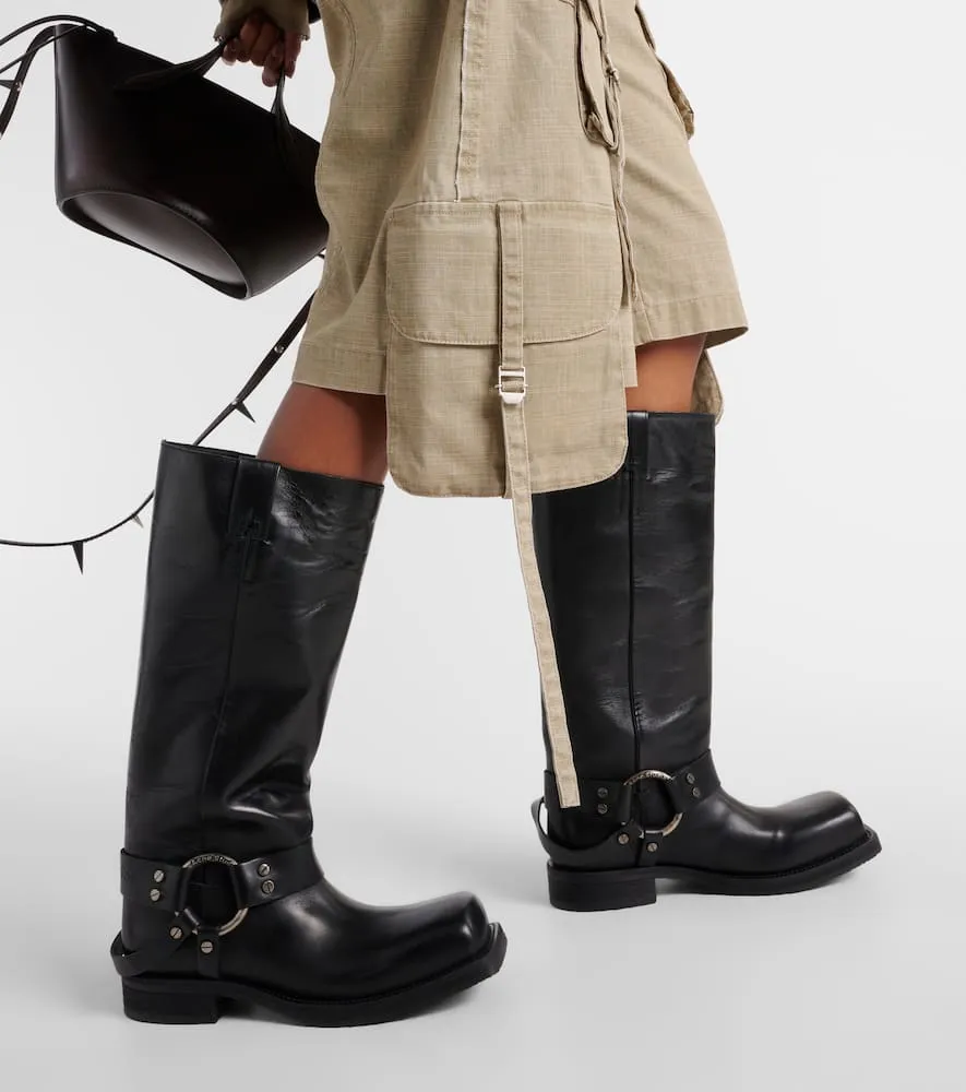 Acne Studios Leather biker boots