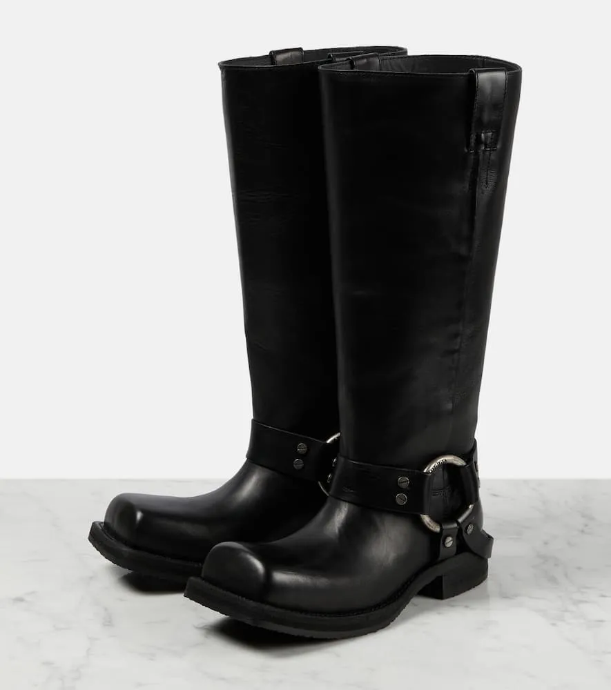 Acne Studios Leather biker boots