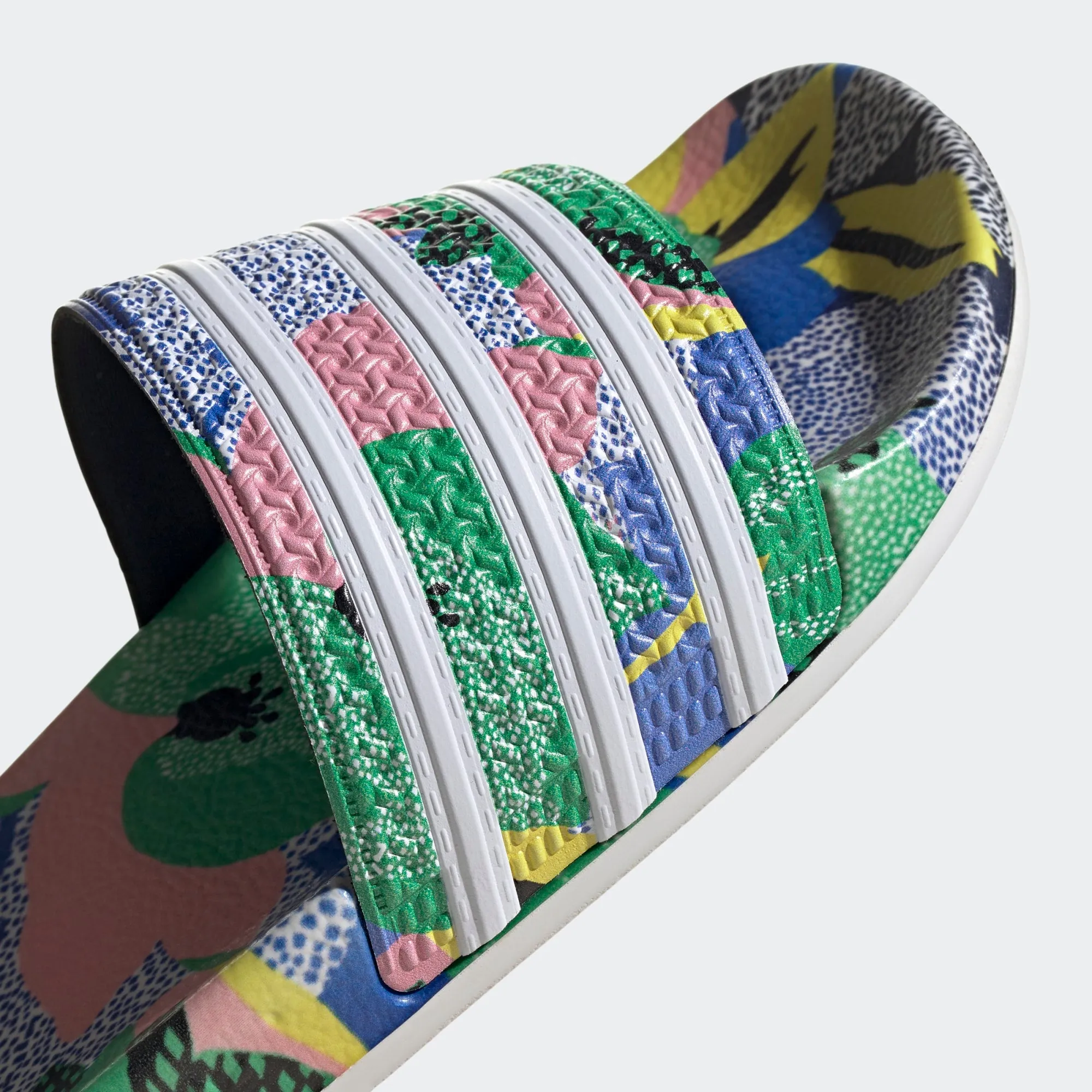 Adidas x Her Studio London Adilette Classic Slides (Multicolor Floral)(FW2529)
