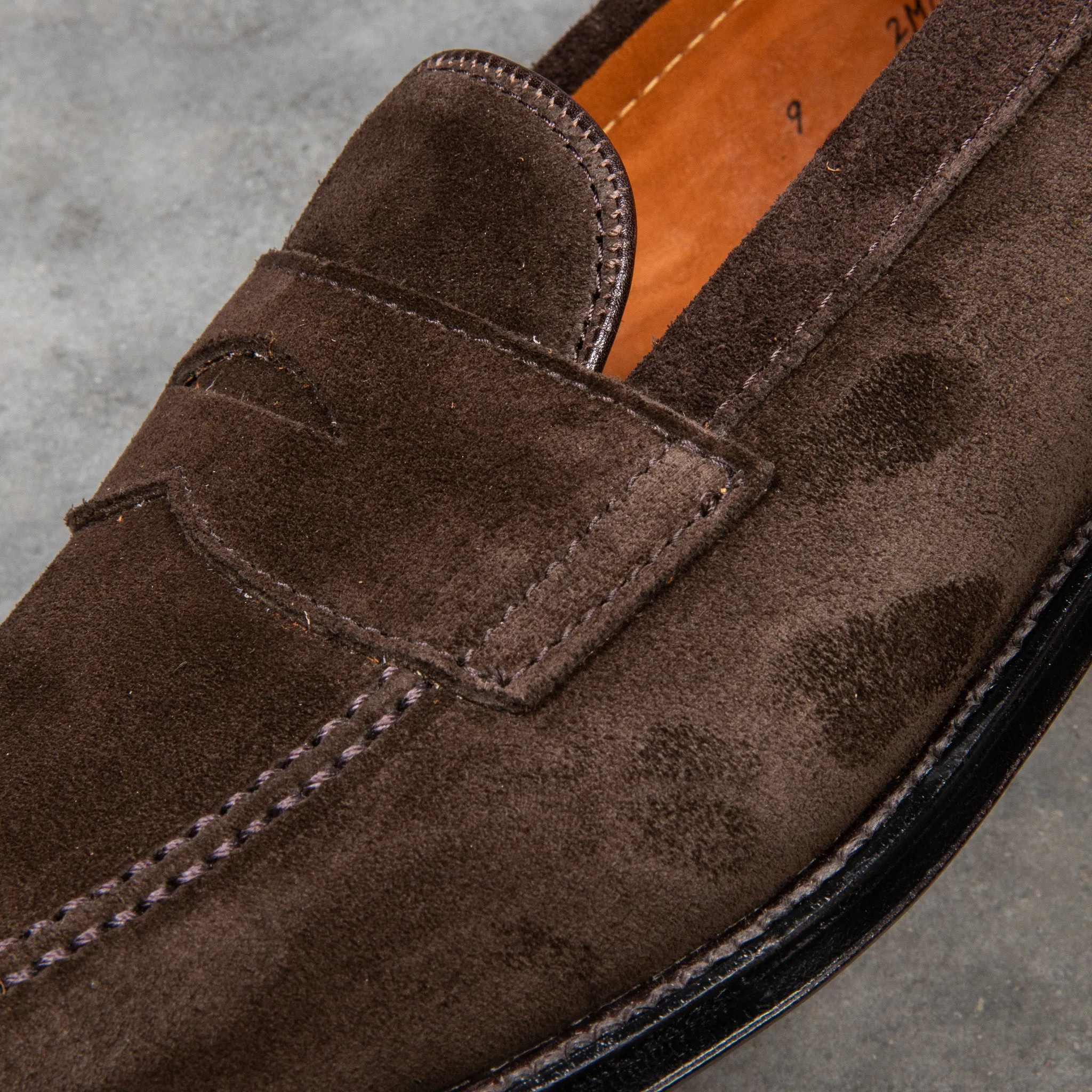 Alden Leisure loafer Chocolate suede