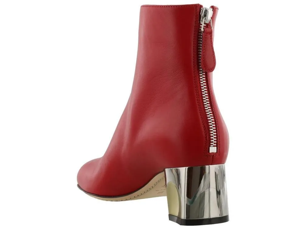 Alexander McQueen Metallic Heel Boots