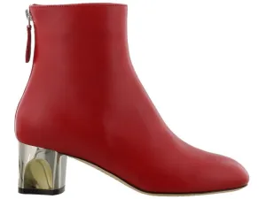 Alexander McQueen Metallic Heel Boots