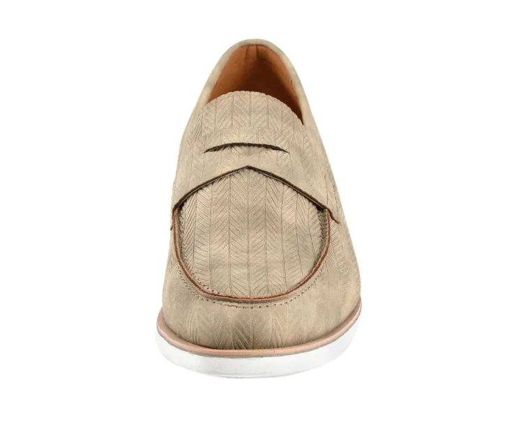 Amali Elias Penny Loafers Men’s Beige Fabric