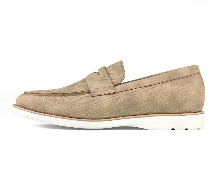 Amali Elias Penny Loafers Men’s Beige Fabric
