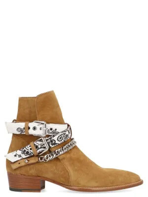 Amiri Bandana Buckle Boots