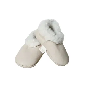 Baa Baby Lambskin Booties (Pebble)