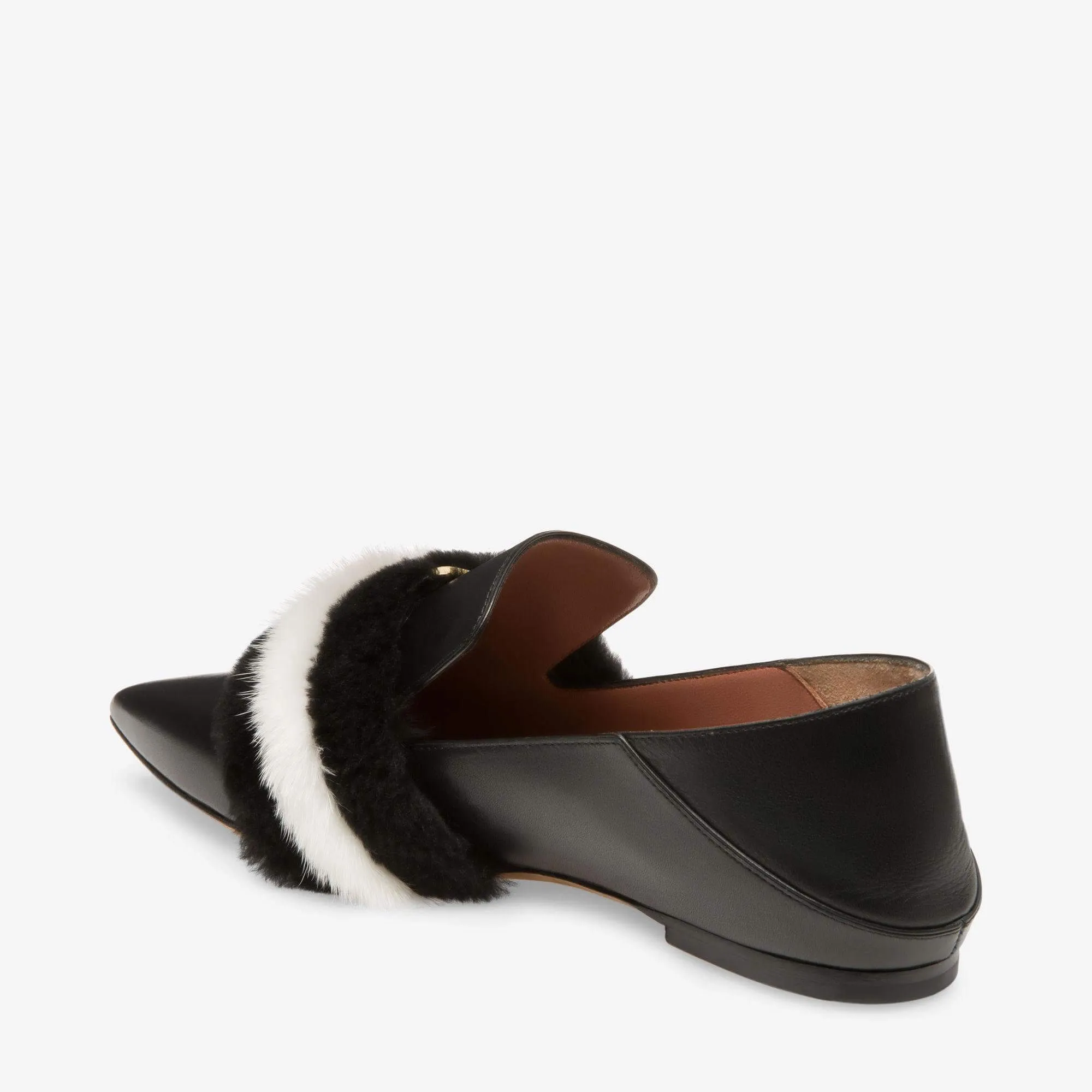 Bally Hamelia Women's 6223321 Black Leather Flat Pumps US 7.5 MSRP $850