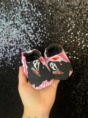 Barb!e Ghost Baby Booties
