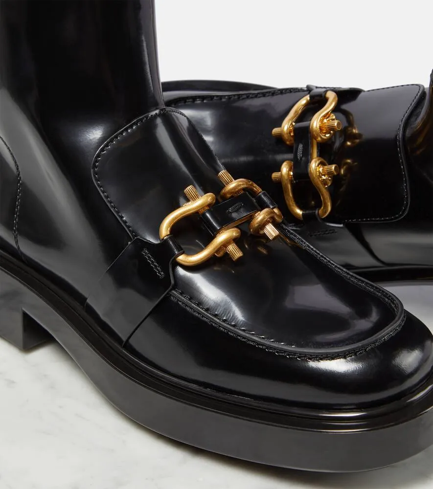 Bottega Veneta Monsieur leather ankle boots