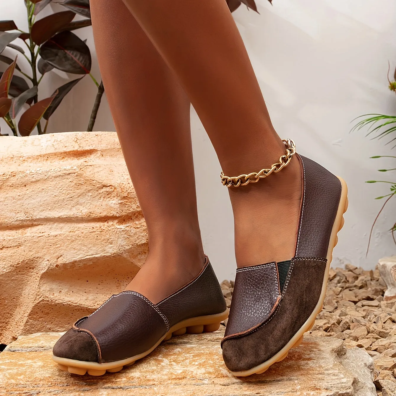 Cilool Comfortable Casual Loafers Casual Shoes LF51