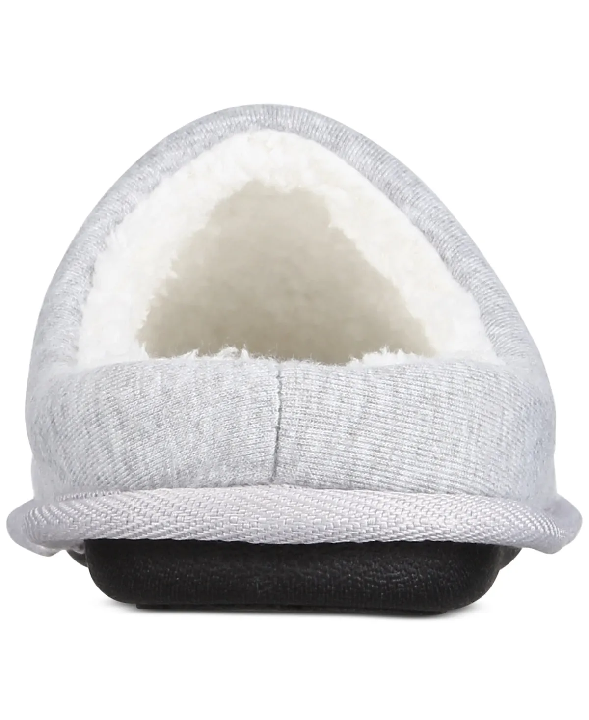 Club Room Mens Hoppy Holidays Slip On Slippers Light Grey Medium 8 to 9