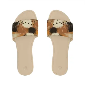 Cozy Bliss Slipper Earthy Abstract