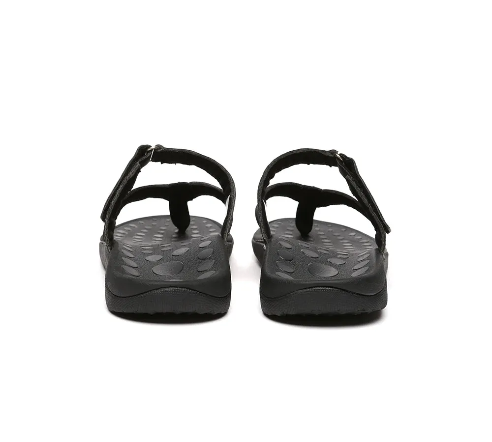 EVERAU® Arch Support Hook and Loop Orthotic Thongs