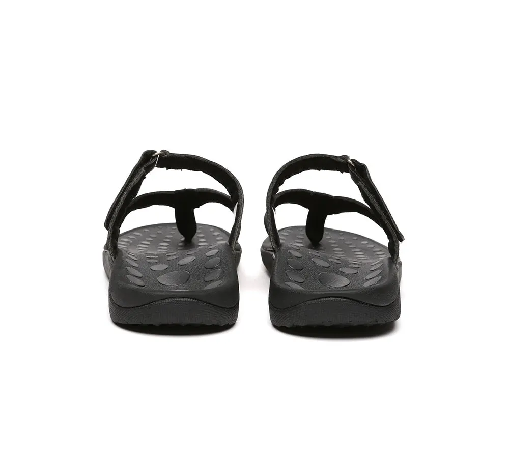 EVERAU® Arch Support Hook and Loop Orthotic Thongs