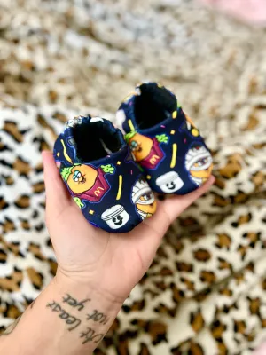 Glow Halloween Nuggets Baby Booties
