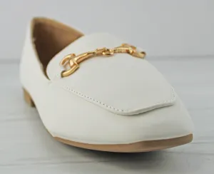 Harriet 1 Women's Round Toe Metal Accent Loafers