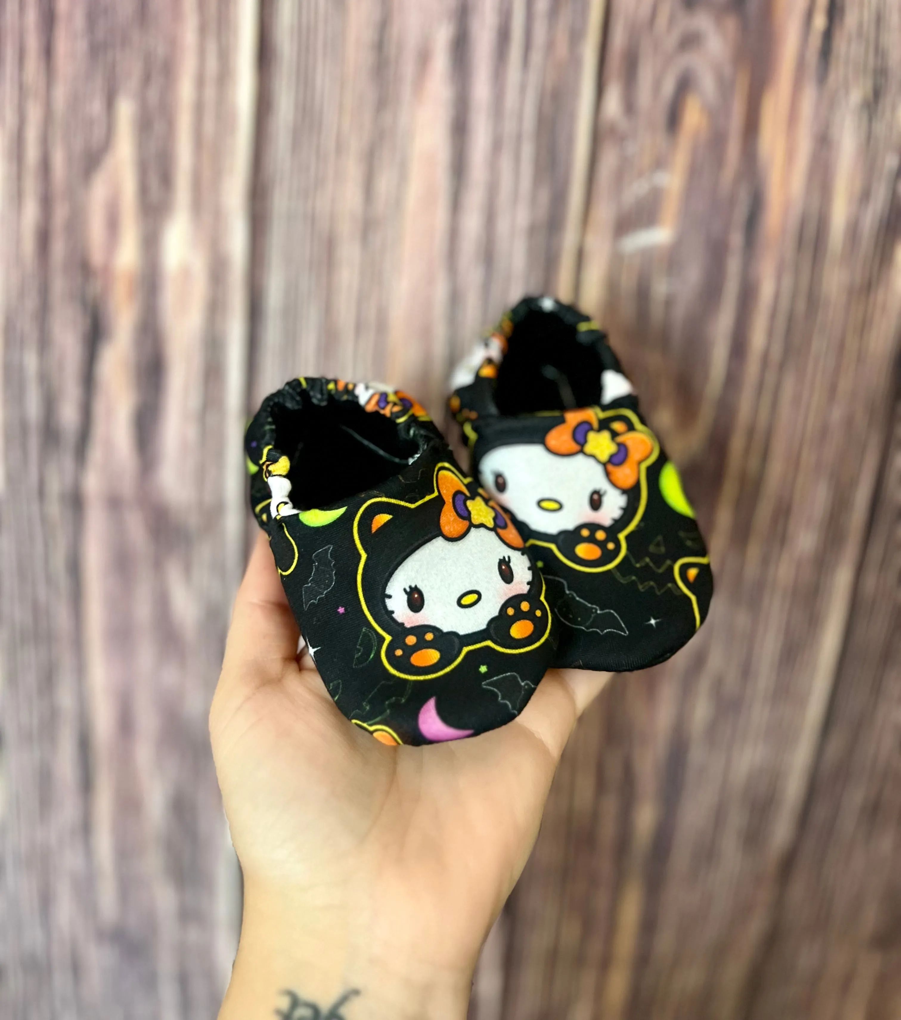 HK Halloween Baby Booties