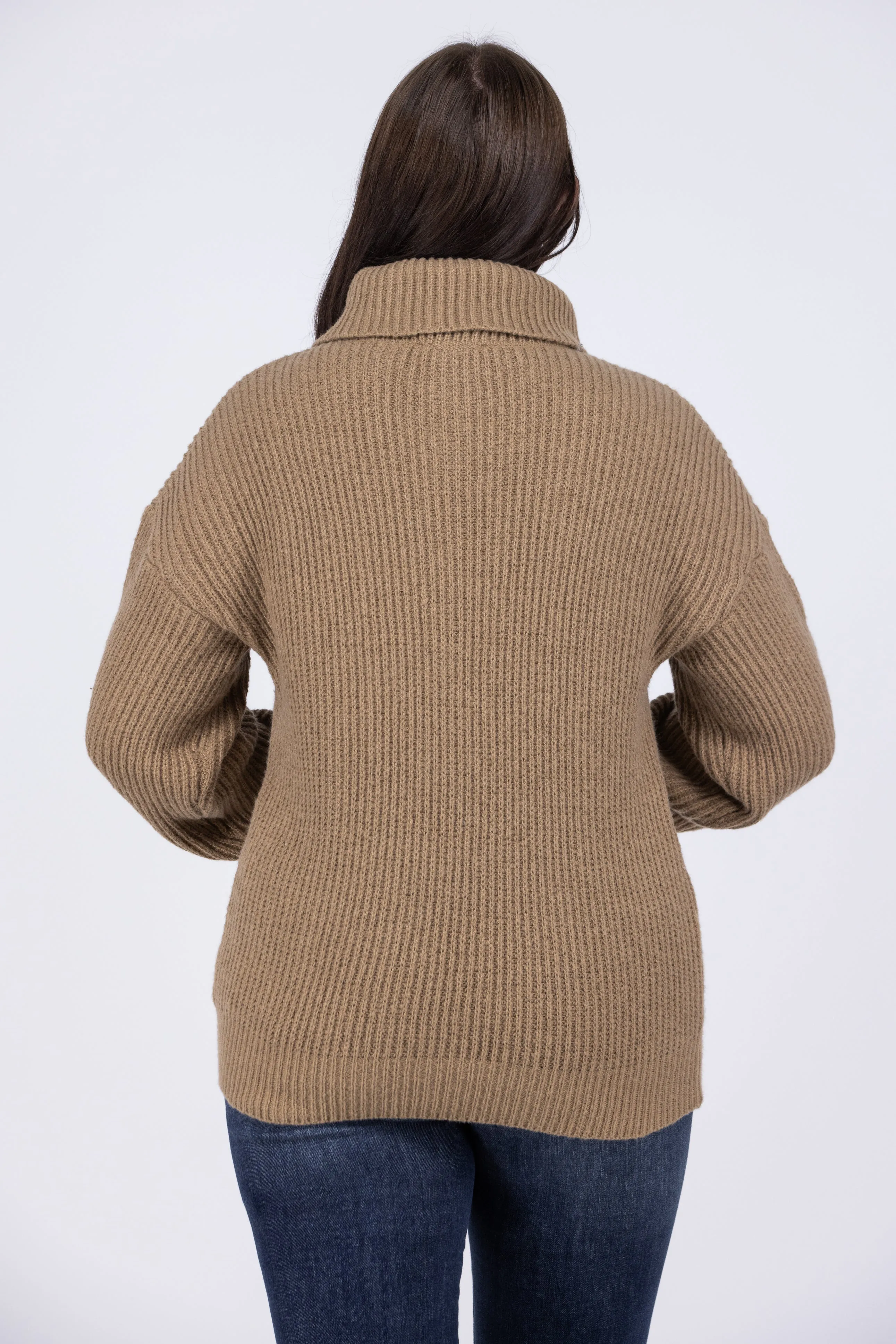 Irreplaceable You Zip Sweater * Final Sale*