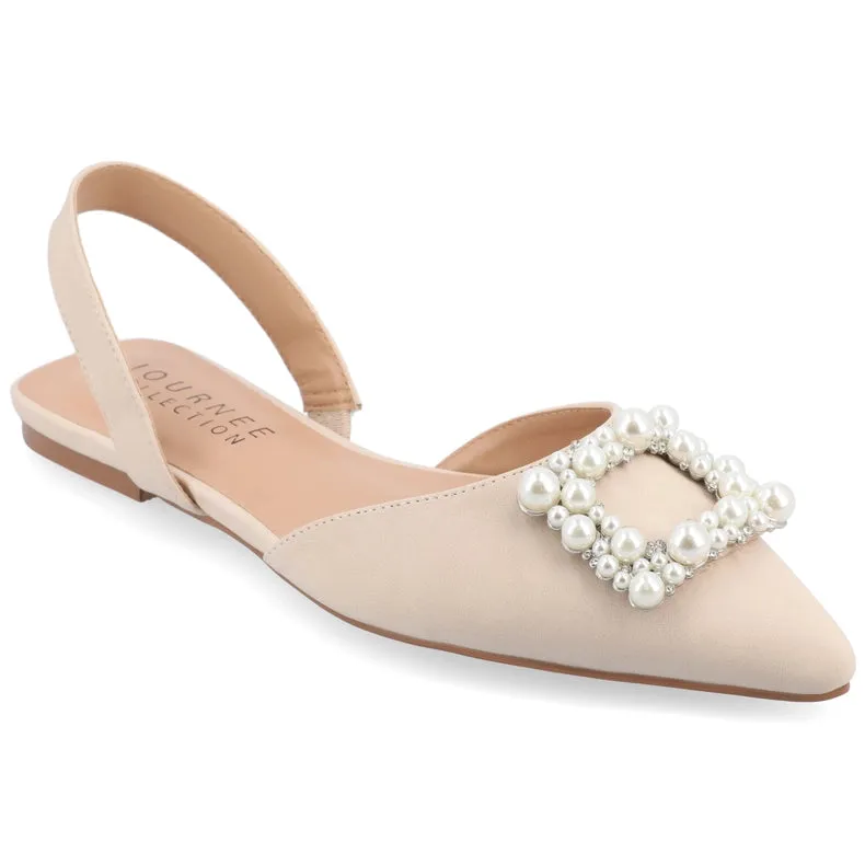Journee Collection Women's Hannae Wide Width Flats