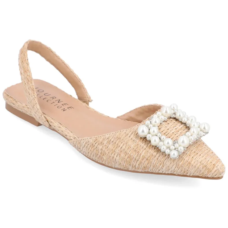 Journee Collection Women's Hannae Wide Width Flats
