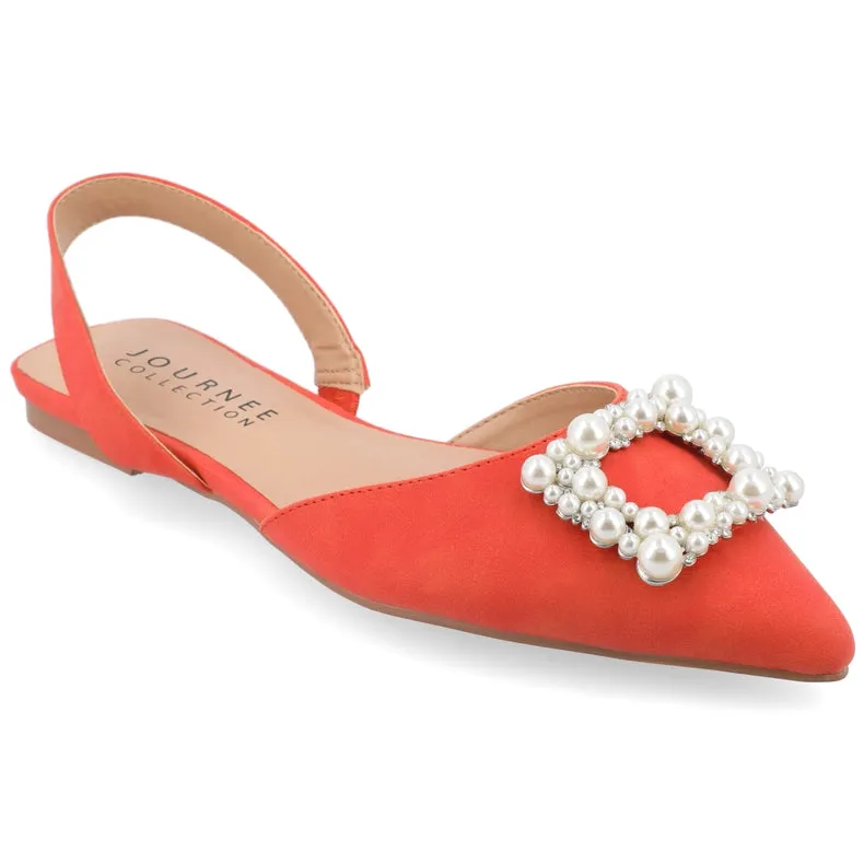 Journee Collection Women's Hannae Wide Width Flats
