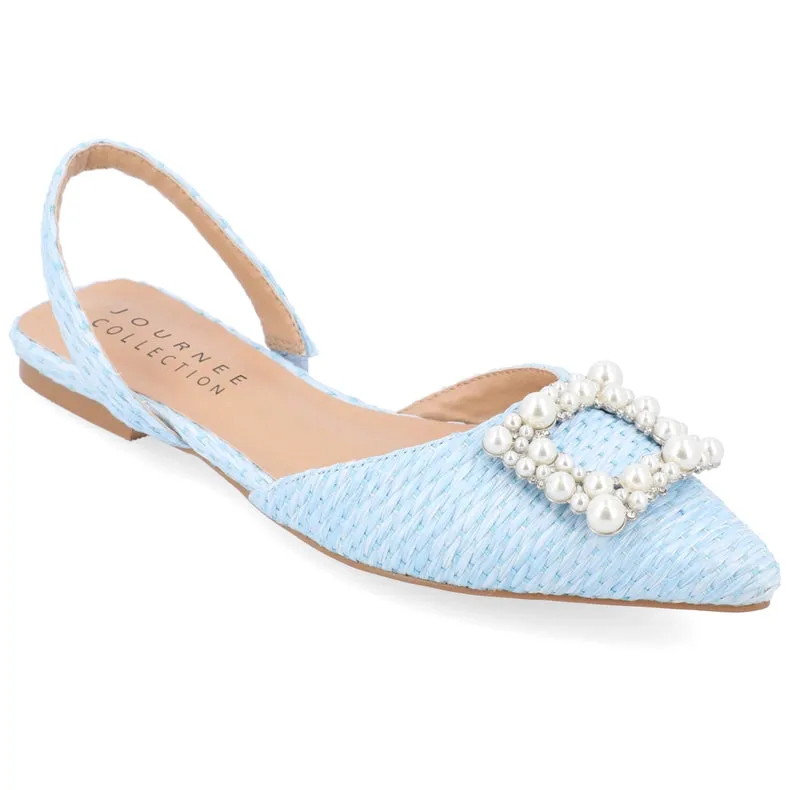 Journee Collection Women's Hannae Wide Width Flats