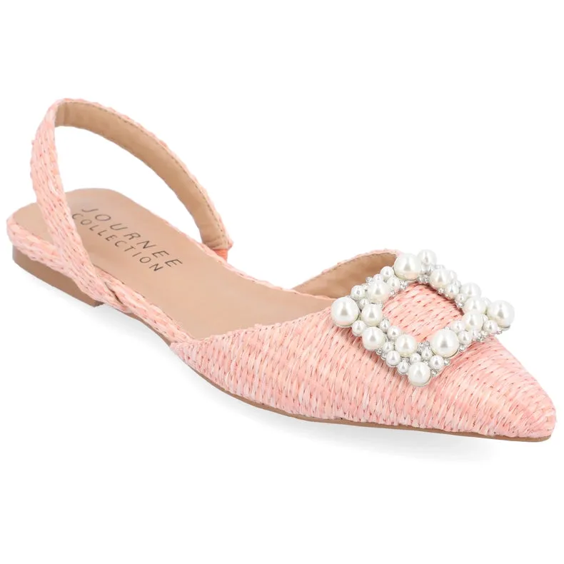 Journee Collection Women's Hannae Wide Width Flats