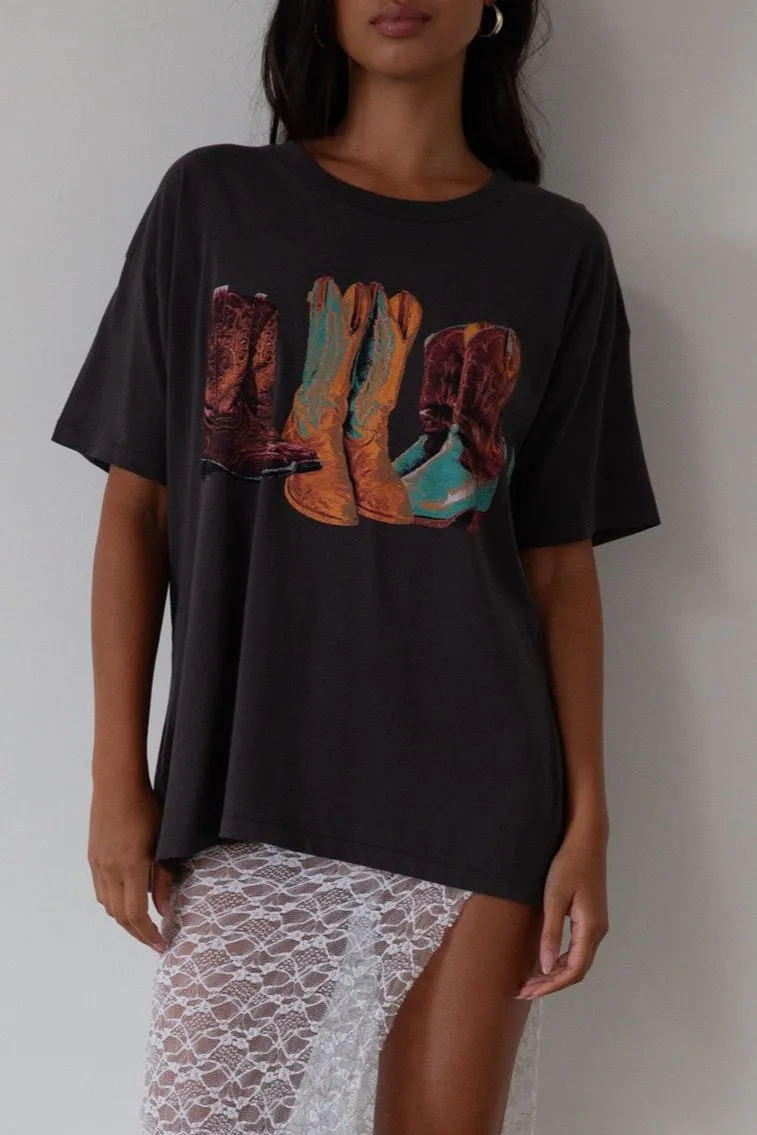 Kick Off Your Boots Merch Tee by Daydreamer