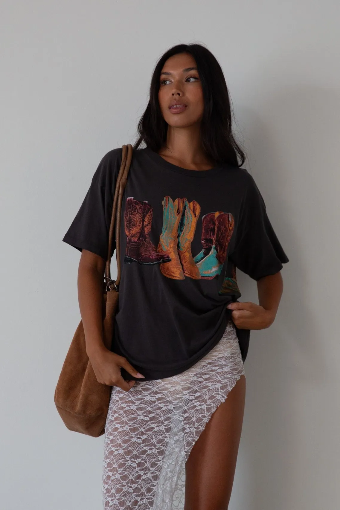 Kick Off Your Boots Merch Tee by Daydreamer