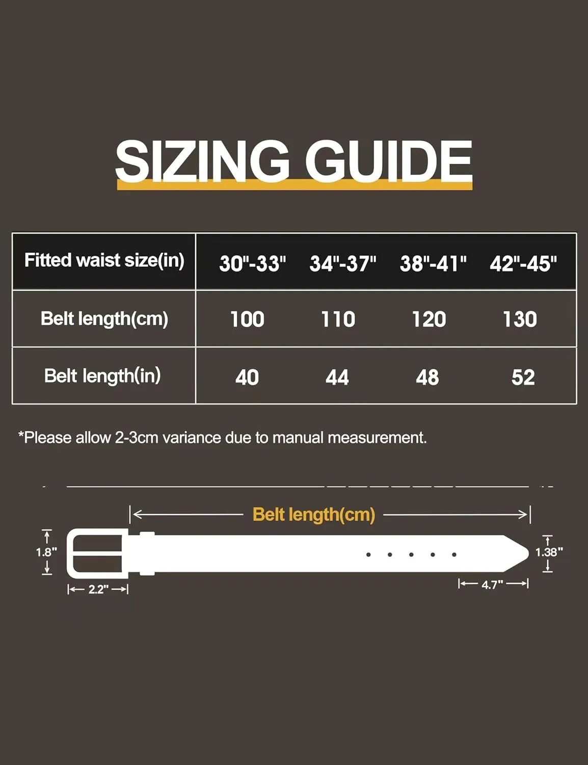 Mens Dress Belt,Mens Leather Belts for Jeans, Belt 1.38" Width