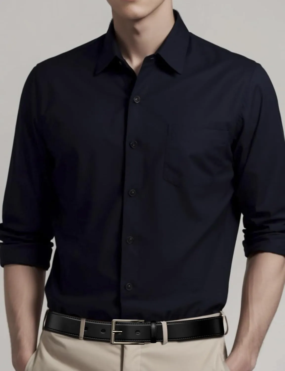 Mens Dress Belt,Mens Leather Belts for Jeans, Belt 1.38" Width