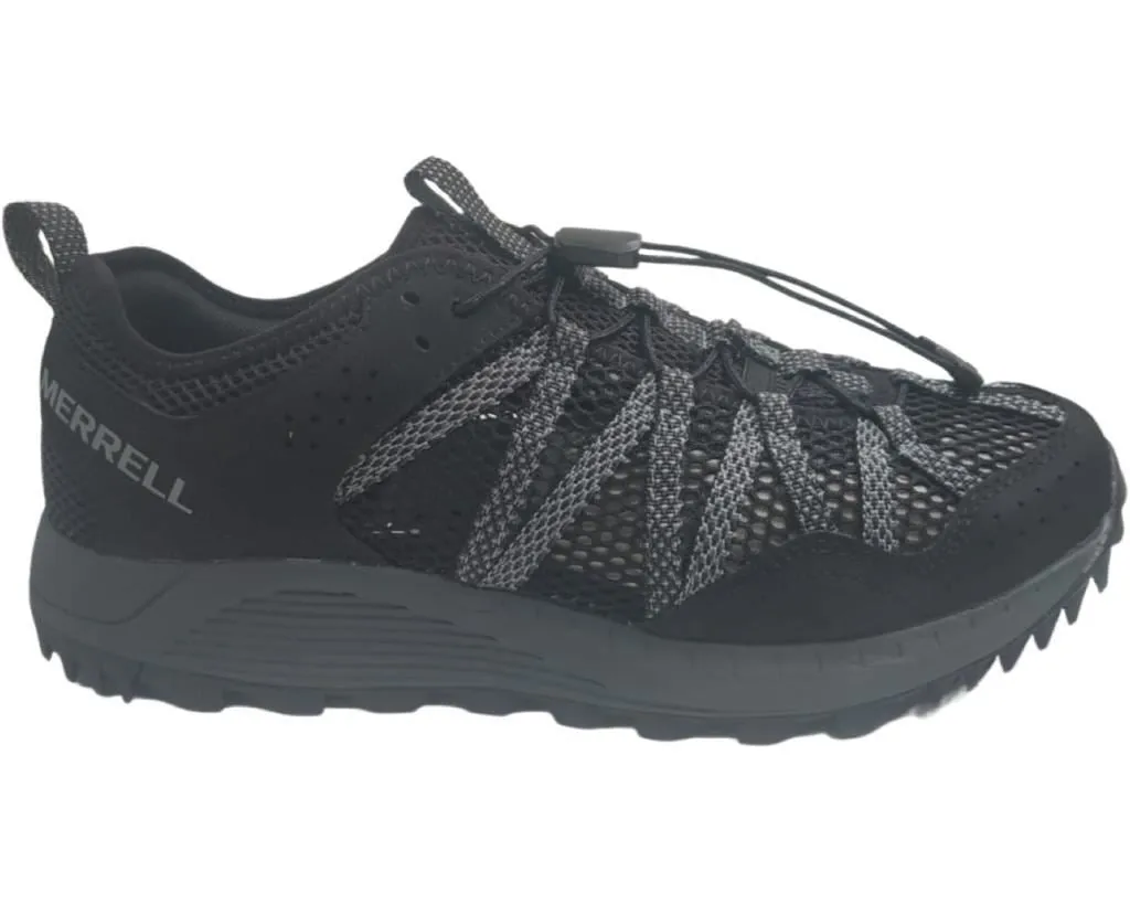 Merrell Wildwood Aerosport Shoes in Black for Men's
