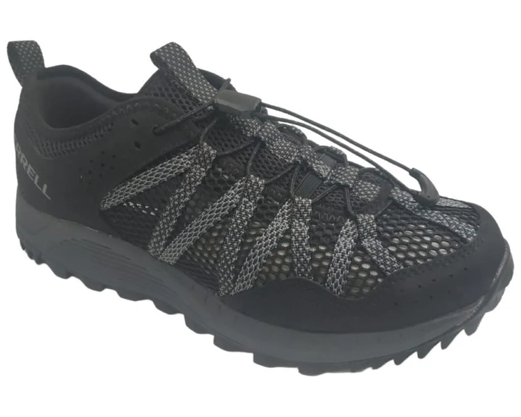 Merrell Wildwood Aerosport Shoes in Black for Men's