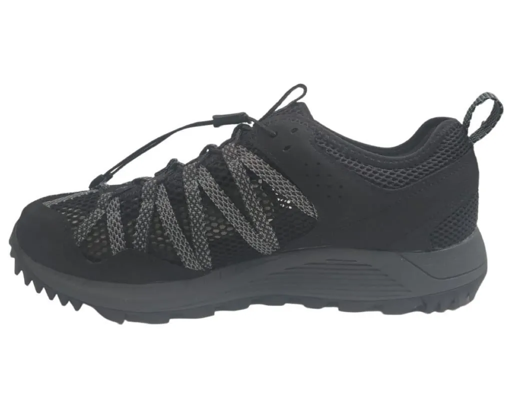 Merrell Wildwood Aerosport Shoes in Black for Men's