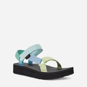 Midform Universal Women's Sandal - Light Green Multi