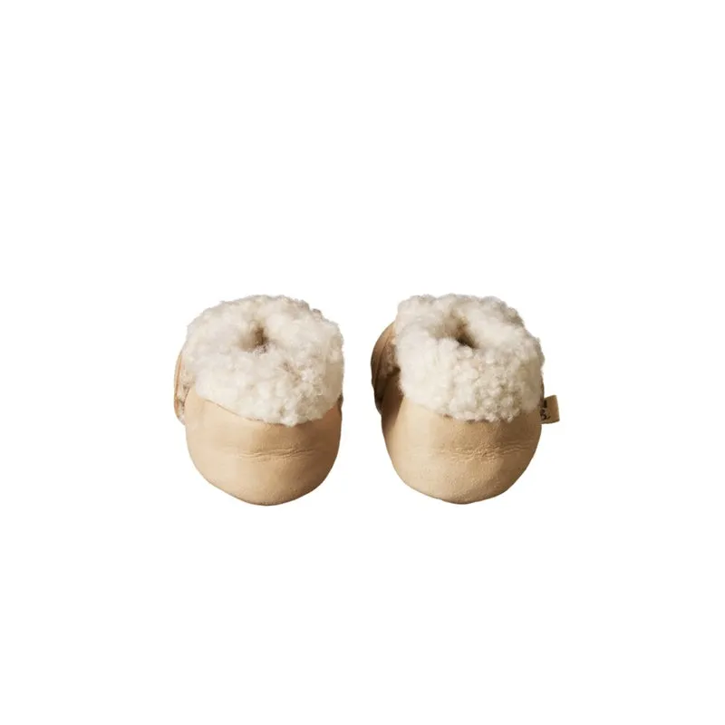 Nature Baby - Lambskin Booties - Cream