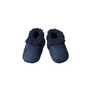 Nature Baby - Lambskin Booties - Navy