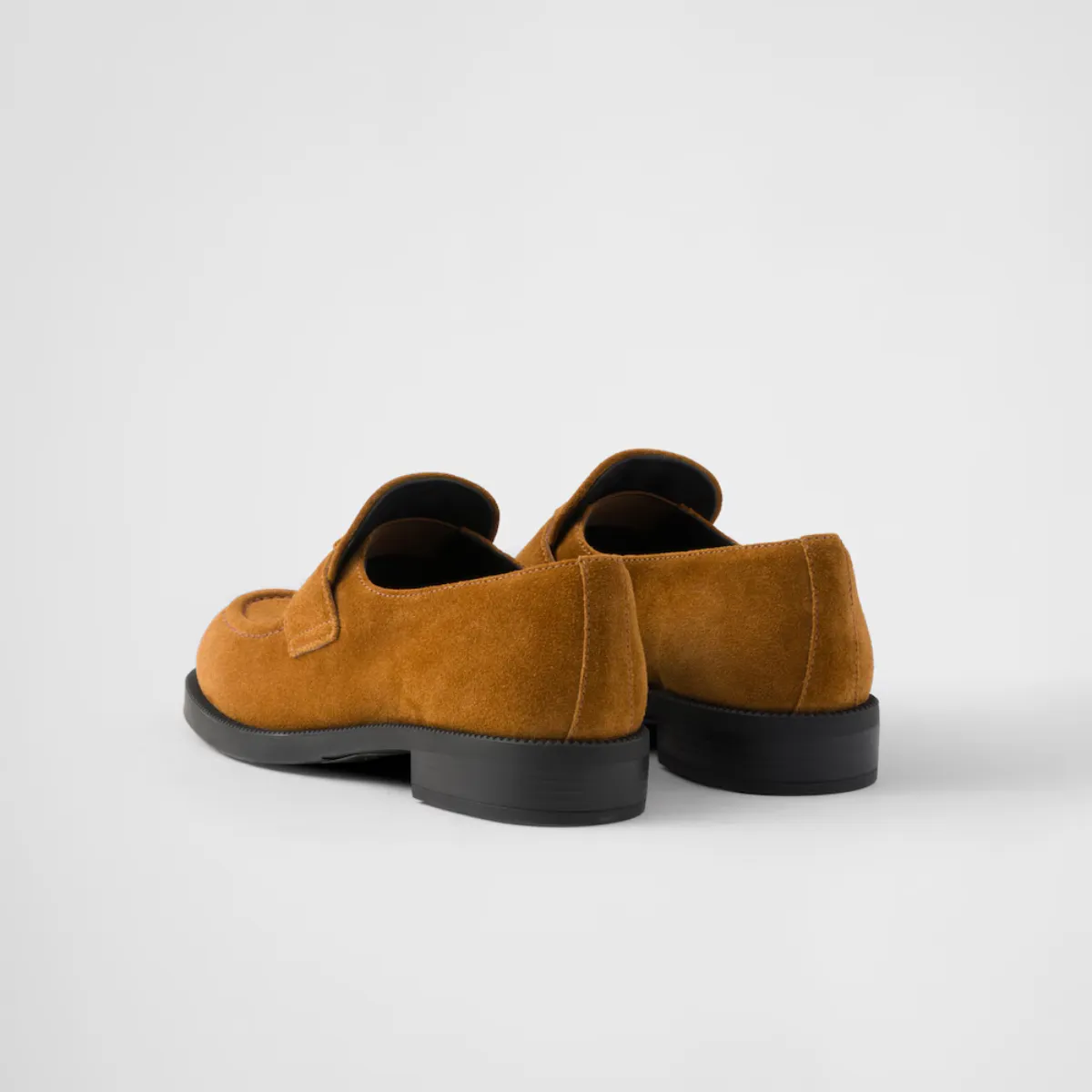 Suede loafers Cognac Leather