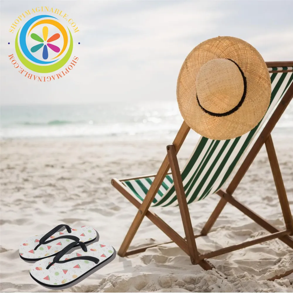 Summer Watermelon Men's & Ladies Flip-Flops