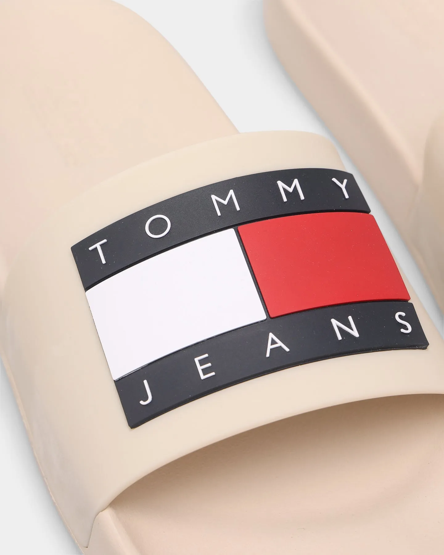 Tommy Jeans Women's Flag Pool Slides Savannah Sand