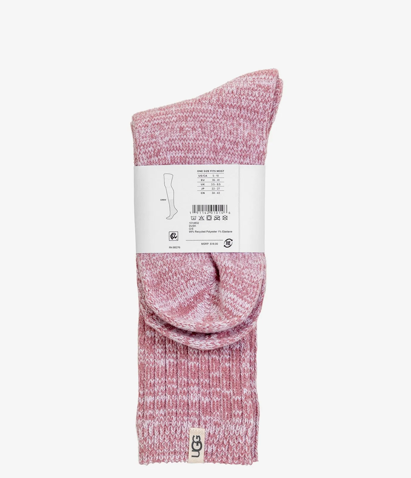 UGG Rib Knit Slouchy Crew Sock