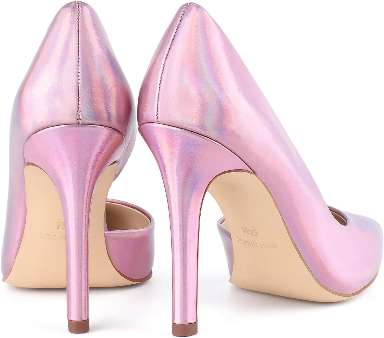 White Classic 4 Inch Stiletto Fashion Heel Pumps