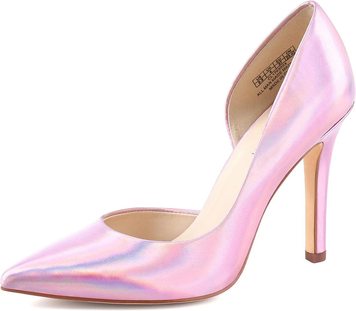 White Classic 4 Inch Stiletto Fashion Heel Pumps