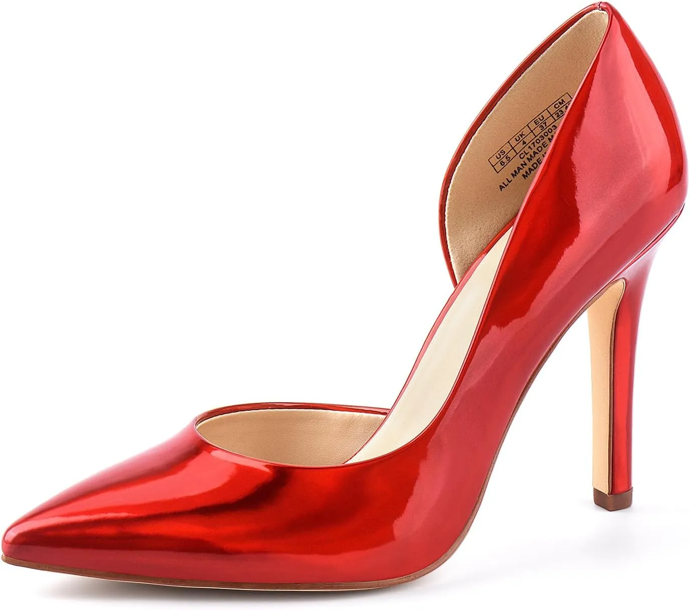 White Classic 4 Inch Stiletto Fashion Heel Pumps