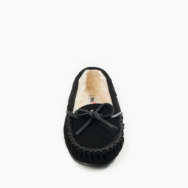Women's Cally Low Moc Slipper in Black