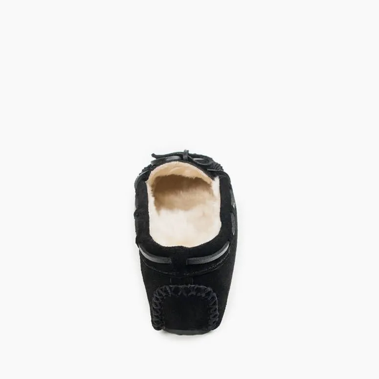 Women's Cally Low Moc Slipper in Black